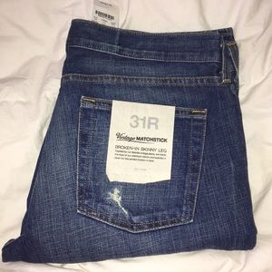 J. Crew Vintage Matchstick Jeans